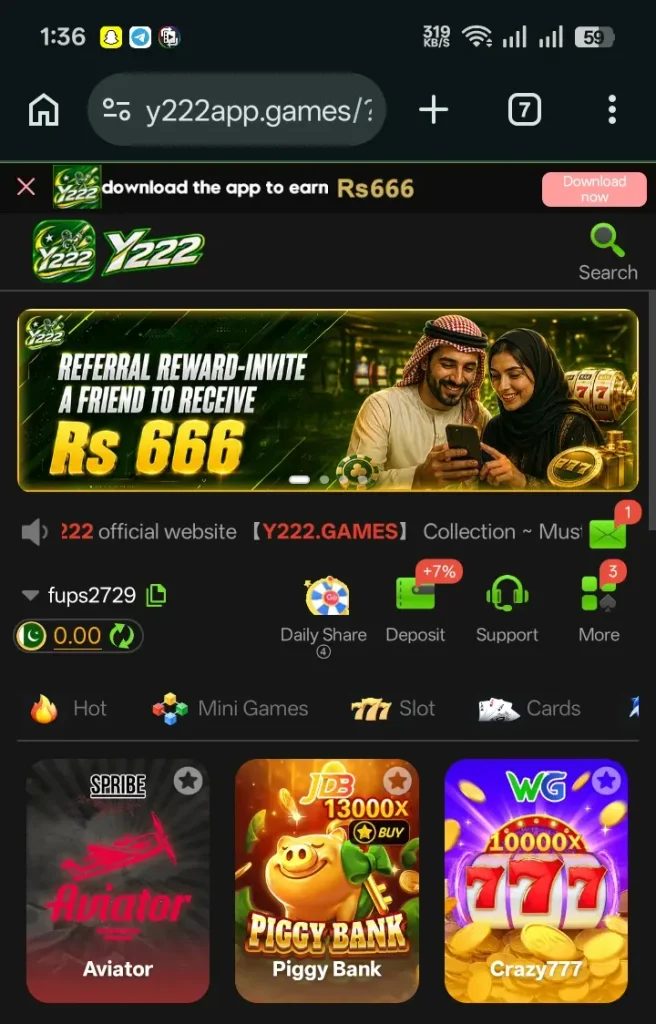Y222 Game real time interface