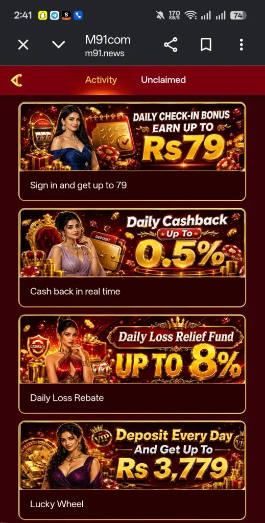 M91 Game bonus section image